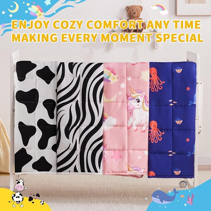 anfie Weighted Blanket Kids, Weighted Blanket Cooling Blanket - Image 7
