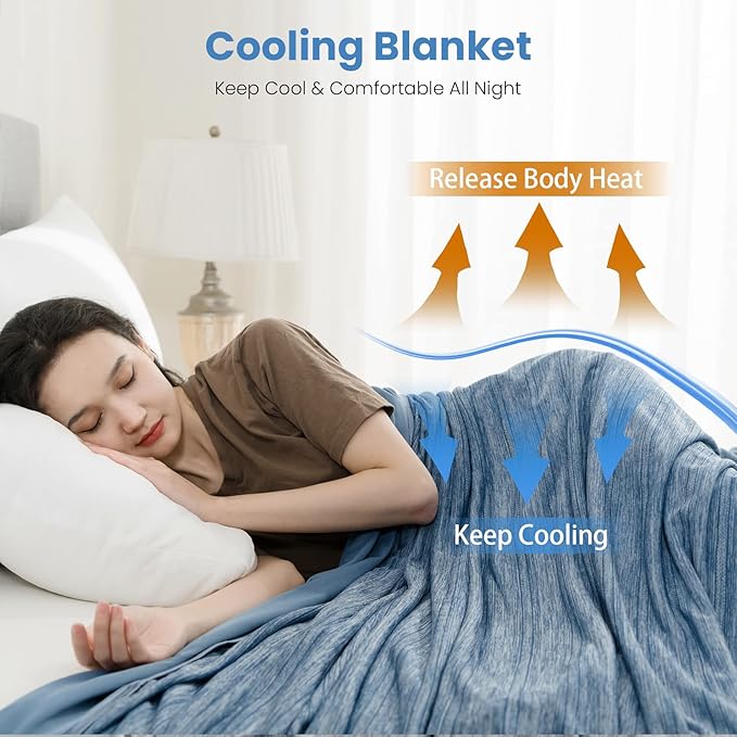 OIGAE Cooling Blanket for Hot Sleepers - Image 4