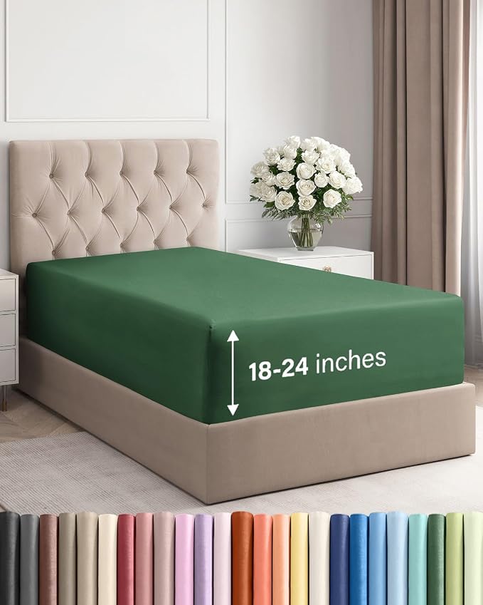 Extra Deep Twin XL Fitted Sheet by CGKUnlimited