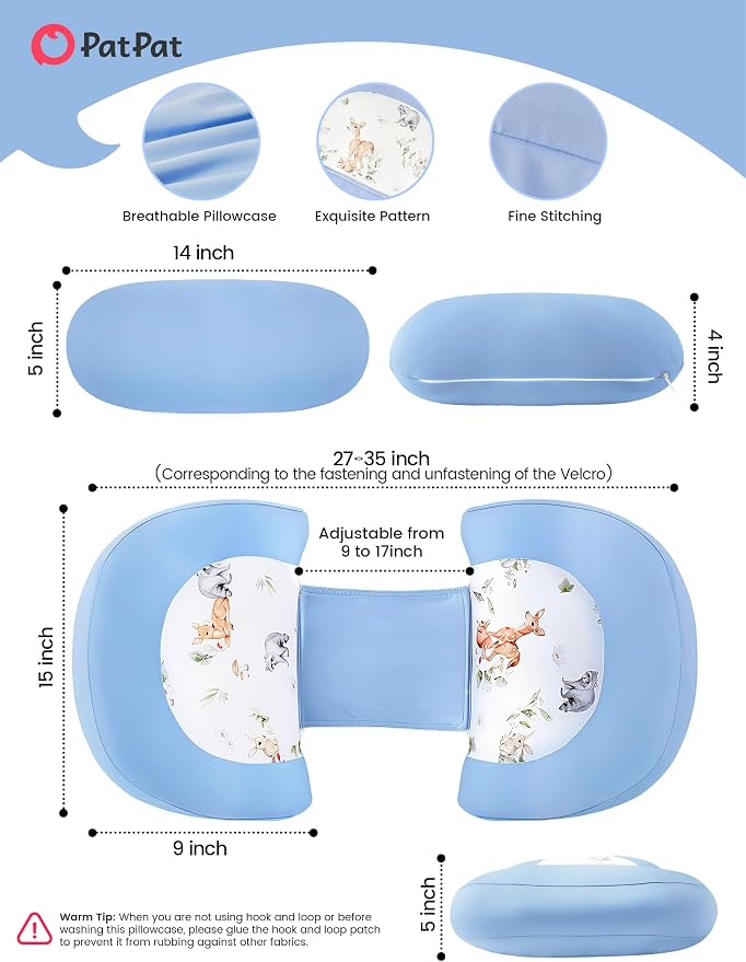 PATPAT Pregnancy Pillow for Sleeping, Maternity Pillow - Image 8