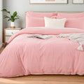 NEXHOME PRO Duvet Cover Full 100% Washed Cotton, Organic Natural Linen Like by NEXHOMEPRO