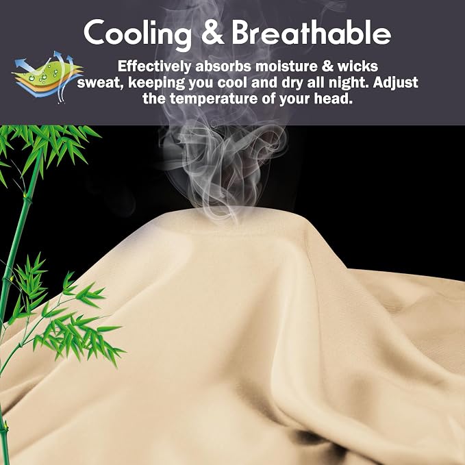 Body Pillowcase with Zipper Cooling Viscose from Bamboo Zippered Pillowcases - Image 3