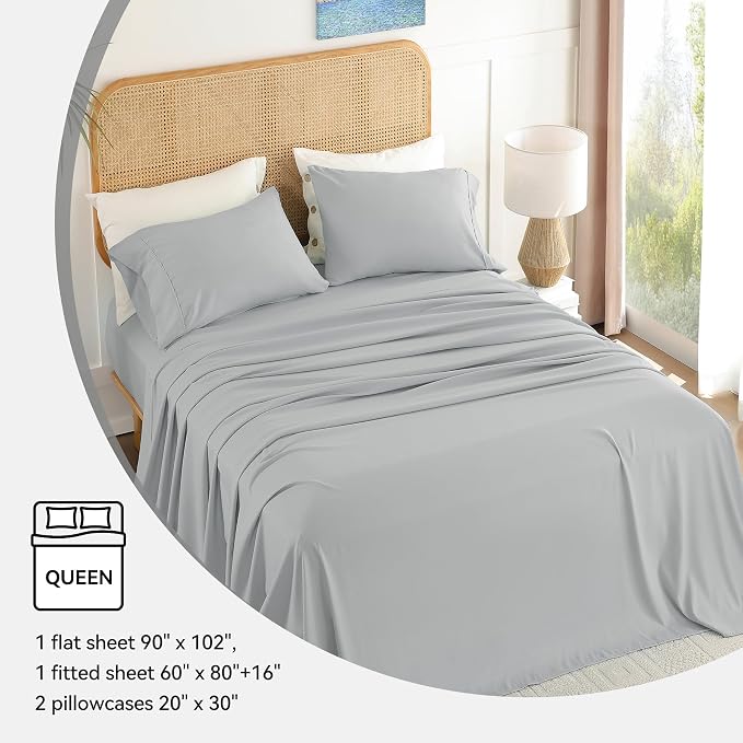 Grey Queen Sheet Set - Image 6