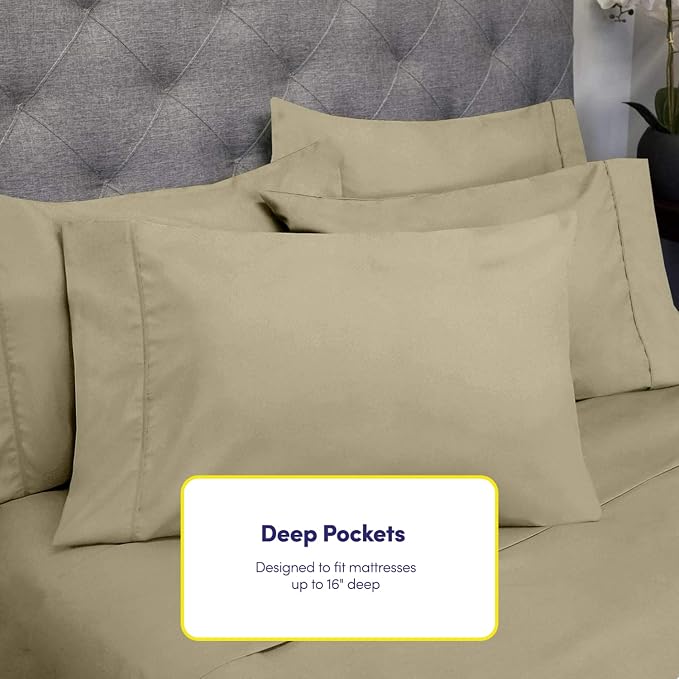 Cal King Size Bed Sheets - Image 5