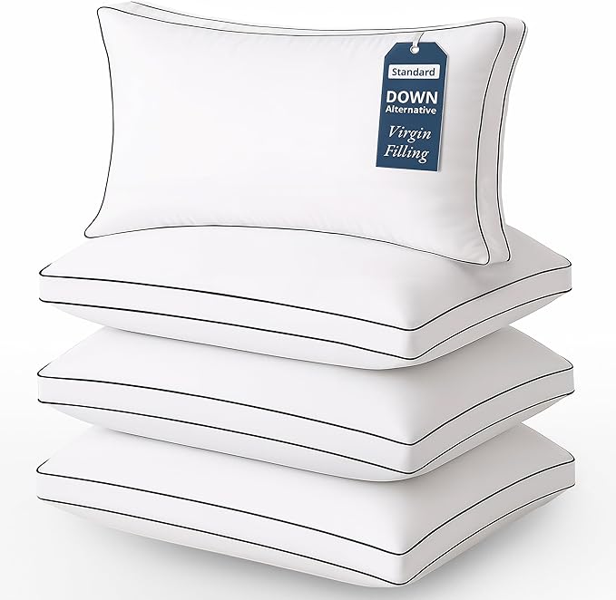 LANE LINEN Pillows Standard Size Set of 4 by LaneLinen