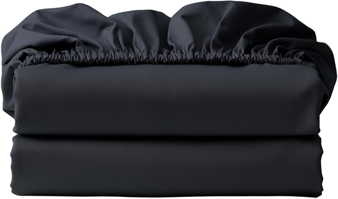2-Pack 100% Egyptian Cotton Fitted Sheet TwinXL Size, 600 Thread Count Cotton by ZaizaiHome