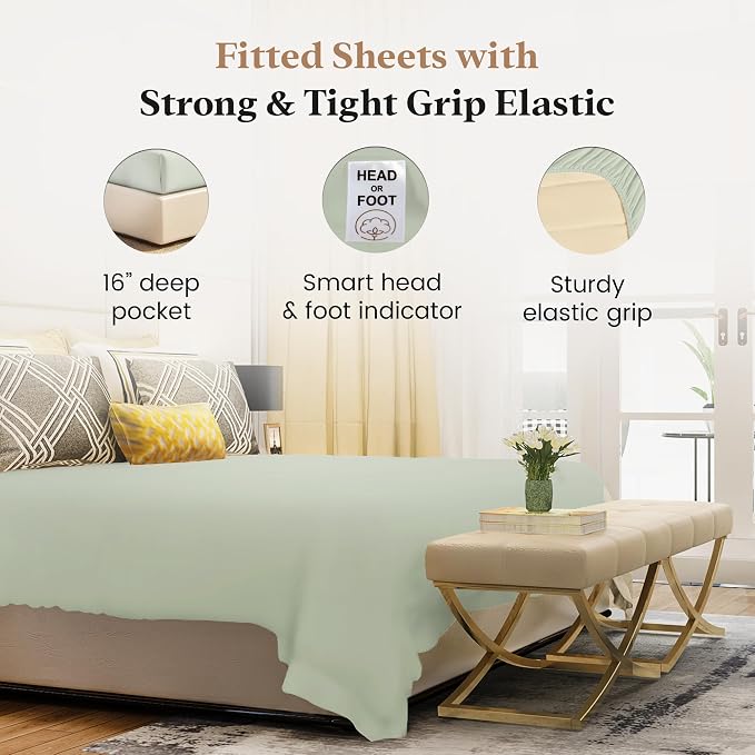 Good Sleep Bedding Extra Long Twin Fitted Sheet - Image 3