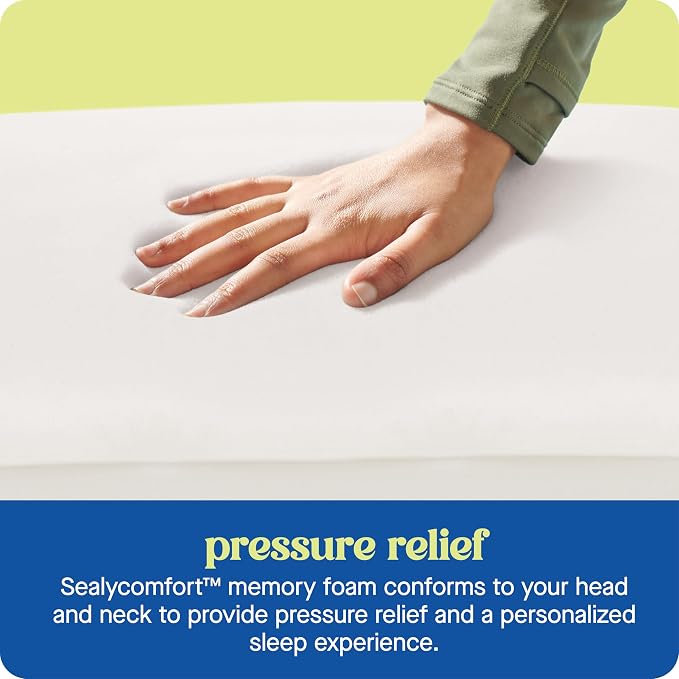 Sealy Dreamlife King Size Memory Foam Cooling Pillow - Image 3
