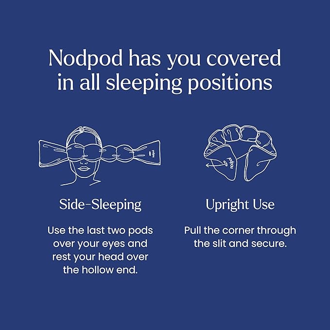 Nodpod Gentle Pressure Sleep Mask | Patented Light Blocking Design - Image 5