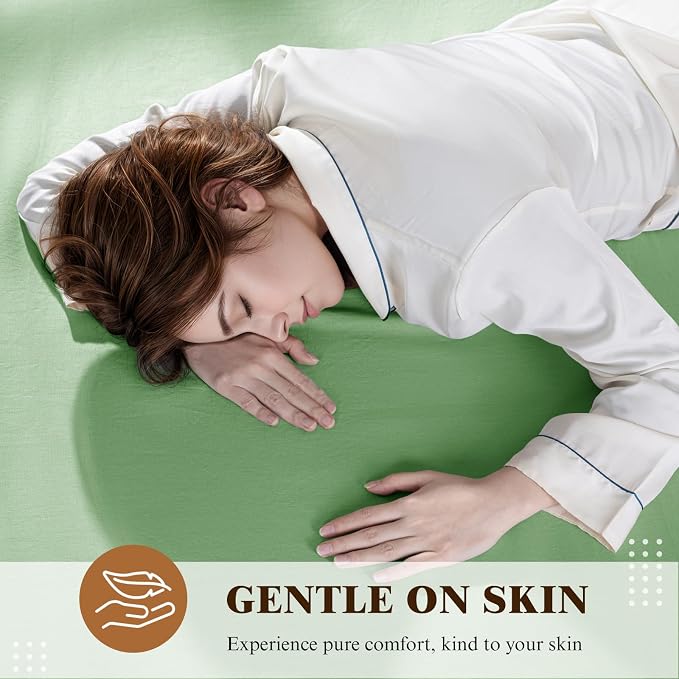 SONORO KATE 100% French Linen Fitted Sheet - Image 6