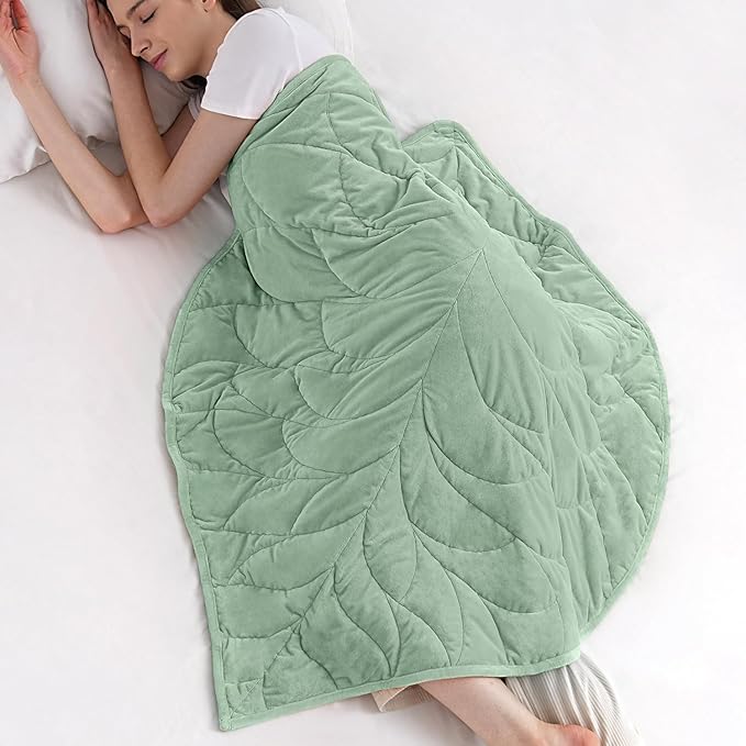 Kaisa Weighted Blanket for Adults 7lbs 41" x 53", Cozy Luxury Crystal Velvet - Image 2