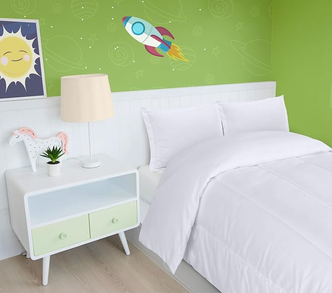 Utopia Bedding White Kids Comforter Set - Image 5