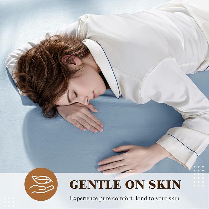SONORO KATE 100% French Linen Fitted Sheet - Image 6