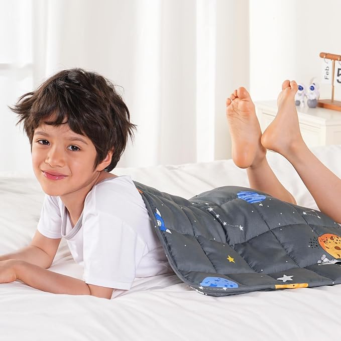 Sivio Weighted Lap Blanket 2lb, Small Cute Lap Pad, Soft Cooling Heavy Blankets by Sivio