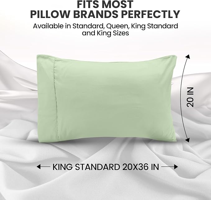 Utopia Bedding Pillow Cases Standard Size 2-Pack – Soft Brushed Microfiber – - Image 2