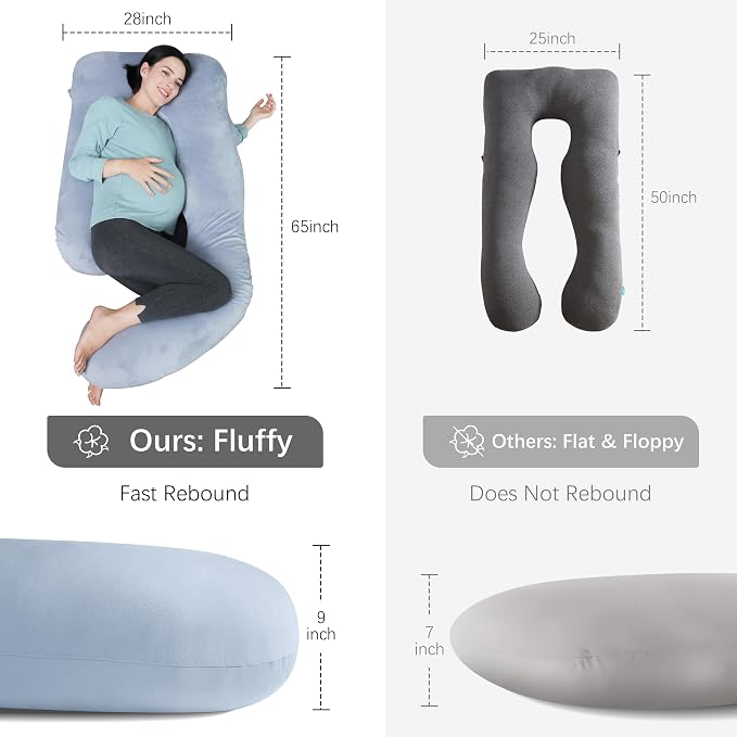MOON PARK Pregnancy Pillows for Sleeping - Image 7