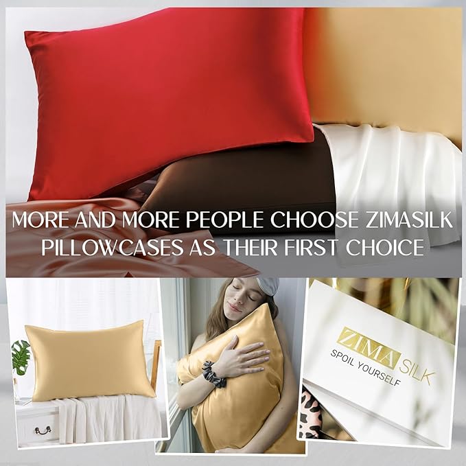 ZIMASILK 100% Pure Mulberry Silk Pillowcase - Image 6