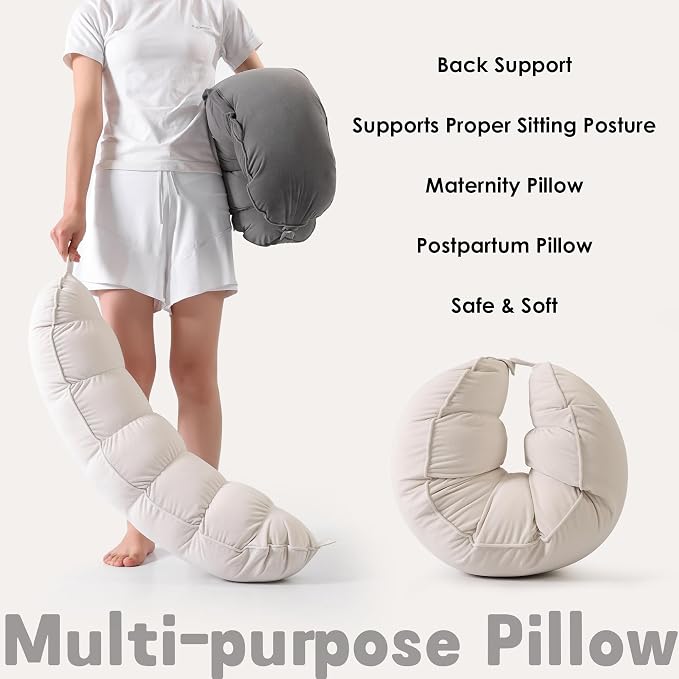 Peallow – Long Round Body Pillow - Image 7