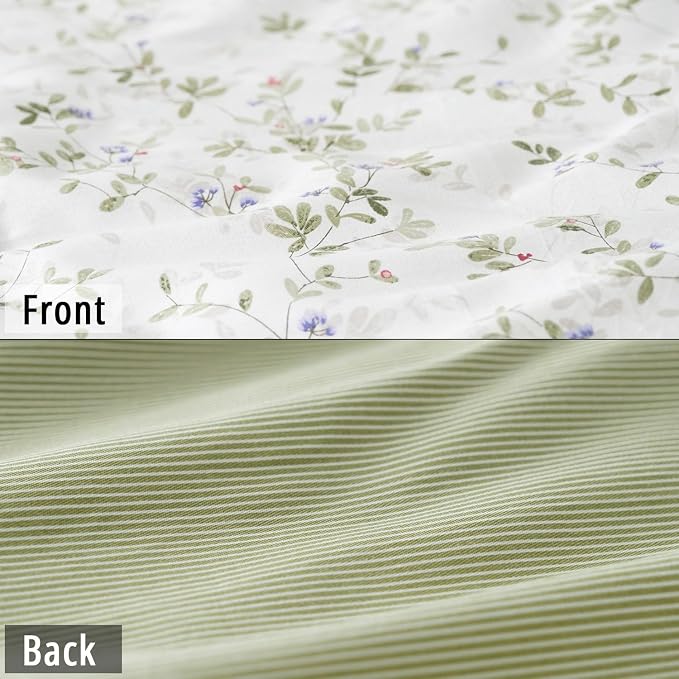 LEMIROE Botanical Cotton Comforter Queen Size - Image 4