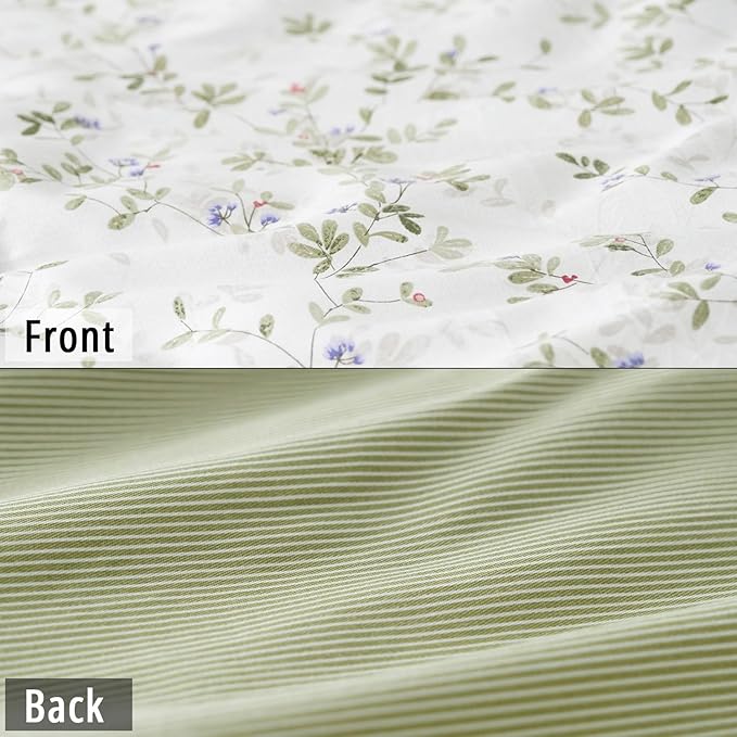LEMIROE Botanical Cotton Comforter Twin Size - Image 4