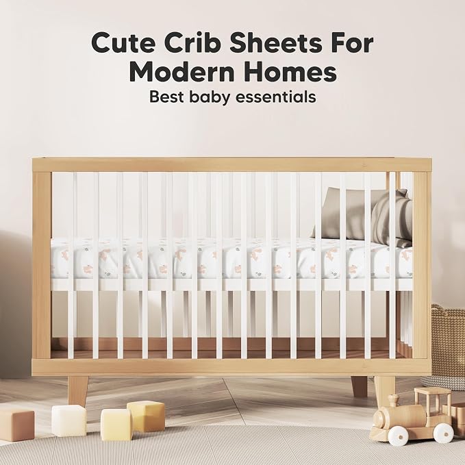 KeaBabies 2-Pack Organic Crib Sheets - Image 8