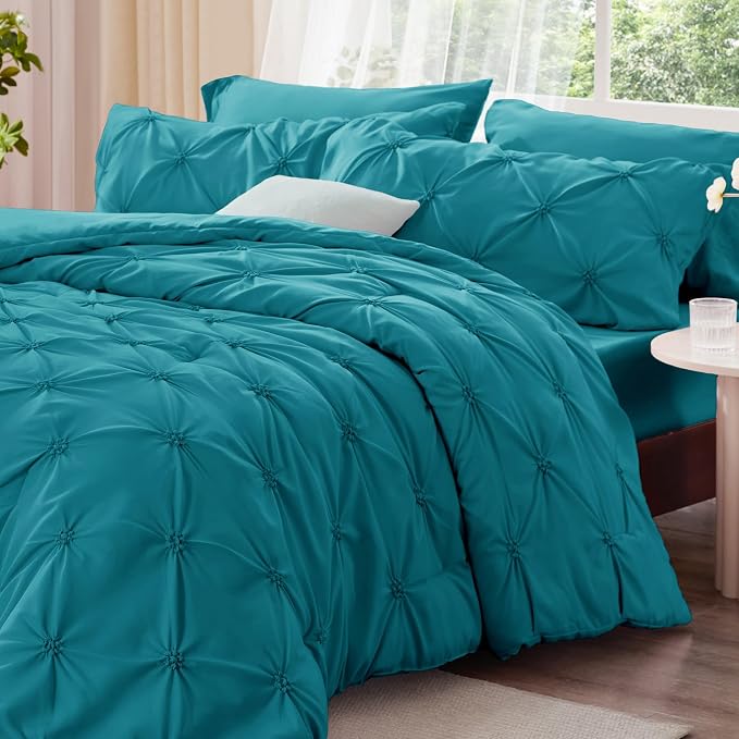 BEDELITE Teal Queen Comforter Set - Image 2