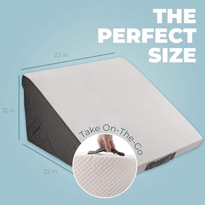 Kolbs Memory Foam Adjustable Bed Wedge Pillow - Image 5