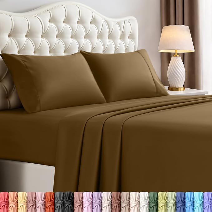 Utopia Bedding Queen Size Sheet Set – 4 Piece Bed Sheets, Soft and Breathable by UTOPIABEDDING