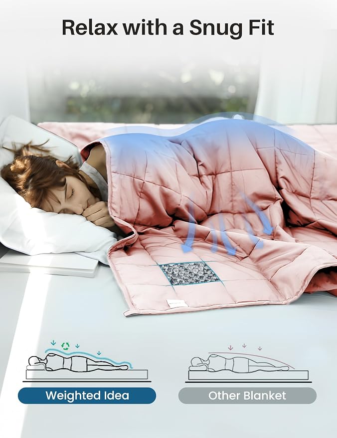 Weighted Idea Weighted Blanket for Adults Cooling Breathable Heavy Blanket - Image 4