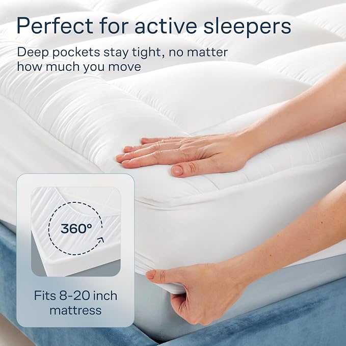 Cloud-Like Twin Mattress Topper - Image 5