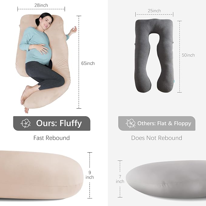 MOON PARK Pregnancy Pillows for Sleeping - Image 7