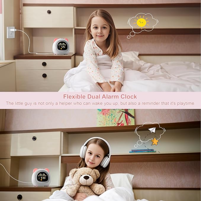 ANALOI Alarm Clock for Kids, Ok to Wake Clock for Kids - Image 4