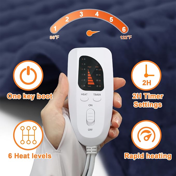 Deepsoon Heating Pad, Electric Heating Pads - Image 4
