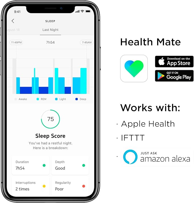 Withings Sleep - Sleep Tracking Pad Under The Mattress - Image 2