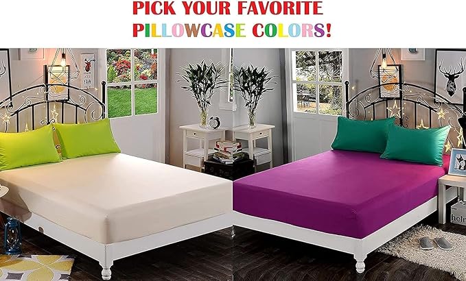Elegant Comfort 1500 Premium Hotel Quality 1-Piece Fitted Sheet, Softest - Image 4