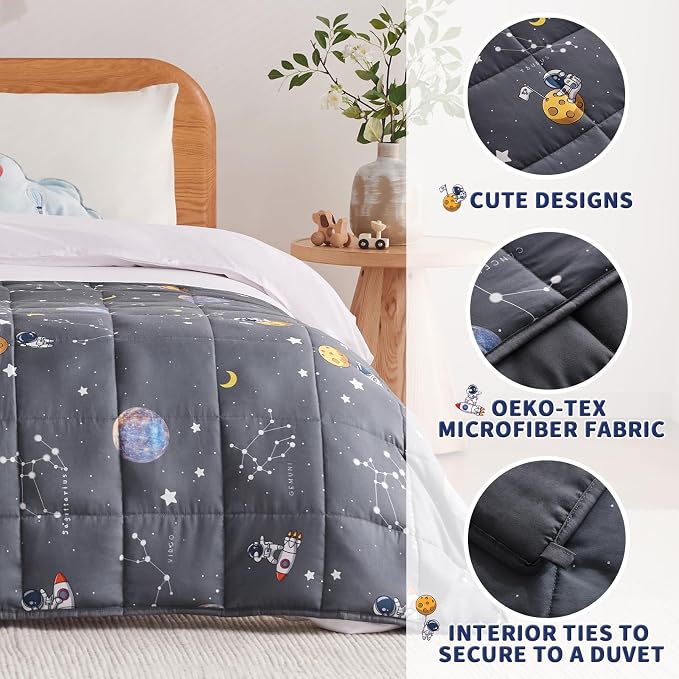 anfie Weighted Blanket Kids Cooling Weighted Blanket - Image 5