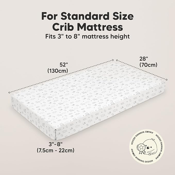 KeaBabies 2-Pack Organic Crib Sheets - Image 2