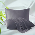 Bamboo Viscose Zippered Pillow Cases King Size Set of 2, 400 Thread Count by ZaizaiHome