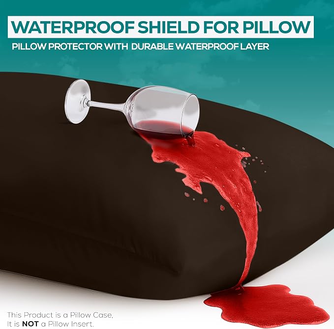 Utopia Bedding Premium 100% Waterproof Pillow Protectors - Image 3