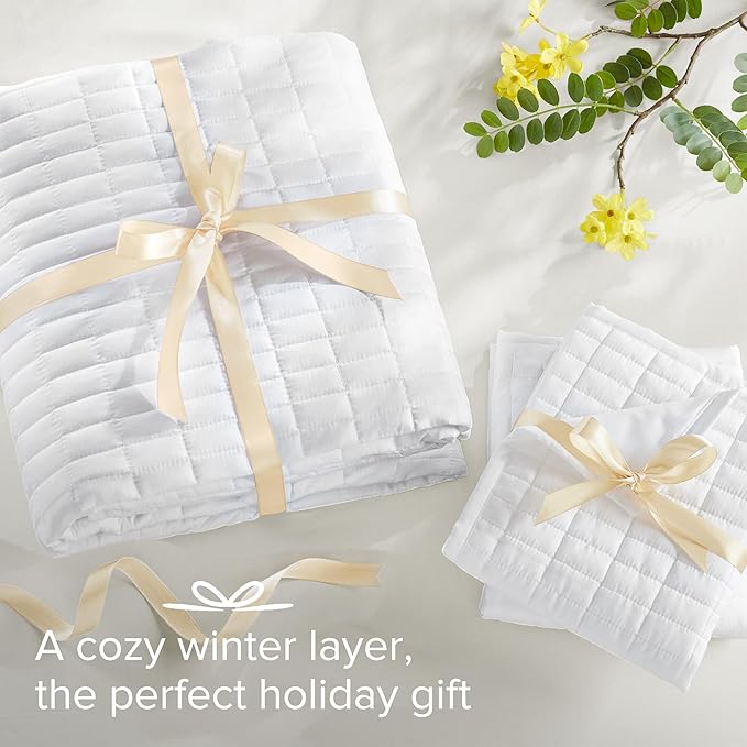 Comfort Spaces Kienna Quilt Set- Double Sided Stitching Design Summer Blanket - Image 7