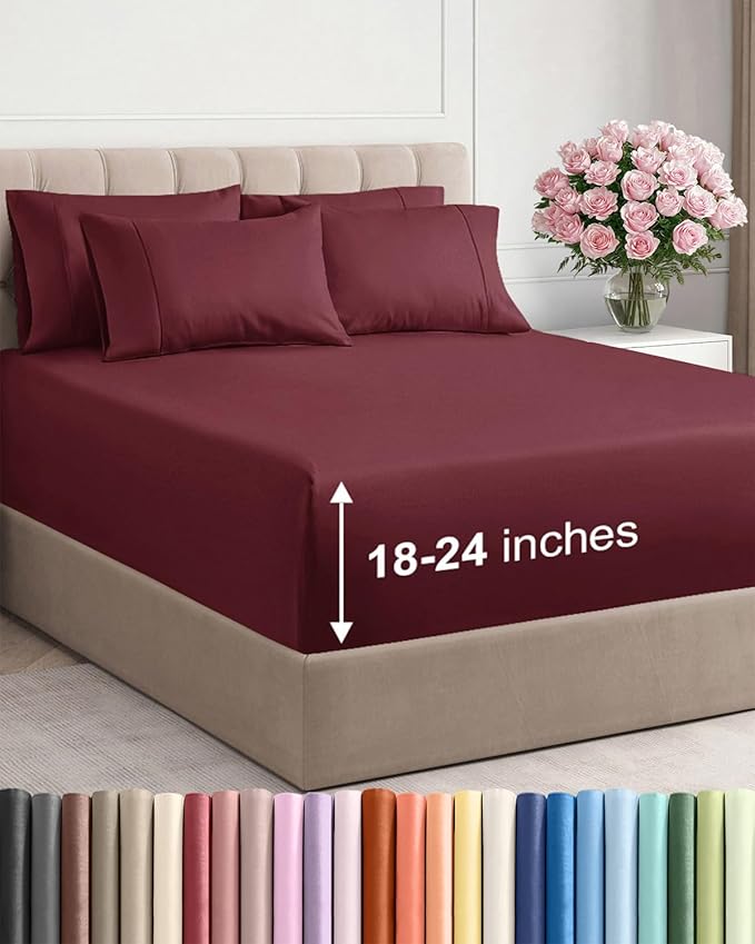 Extra Deep Cal King Sheet Set by CGKUnlimited