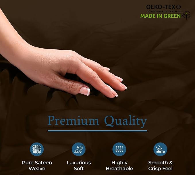 Royale Linens 400 Thread Count 100% American Grown Cotton Fitted Sheet King Size - Image 8
