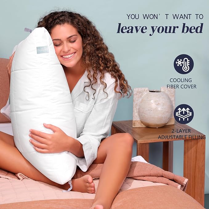 Nuzzle Cooling Adjustable Pillow - Image 6