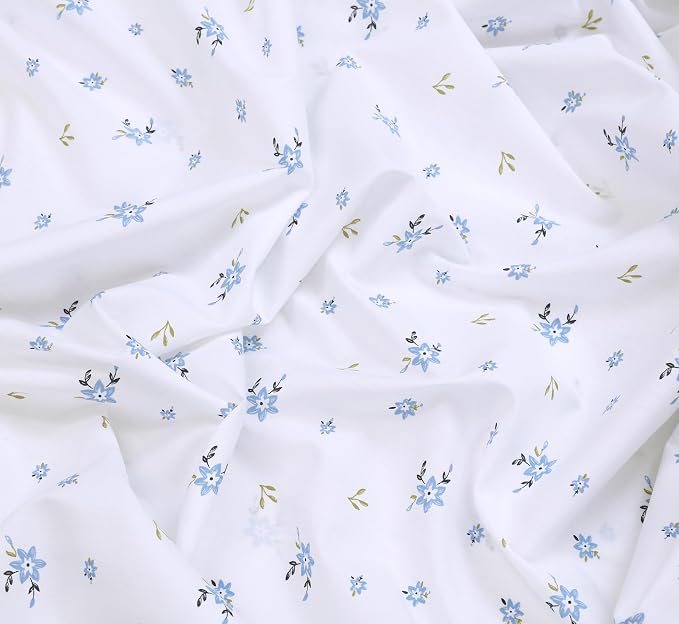 RUVANTI 100% Cotton Sheets – Twin XL Size Percale Bedding, Cooling & Breathable - Image 7