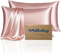 Mulberry Silk Pillow Cases Queen Size Set of 2, Ultra Smooth Soft Breathable by Unknown