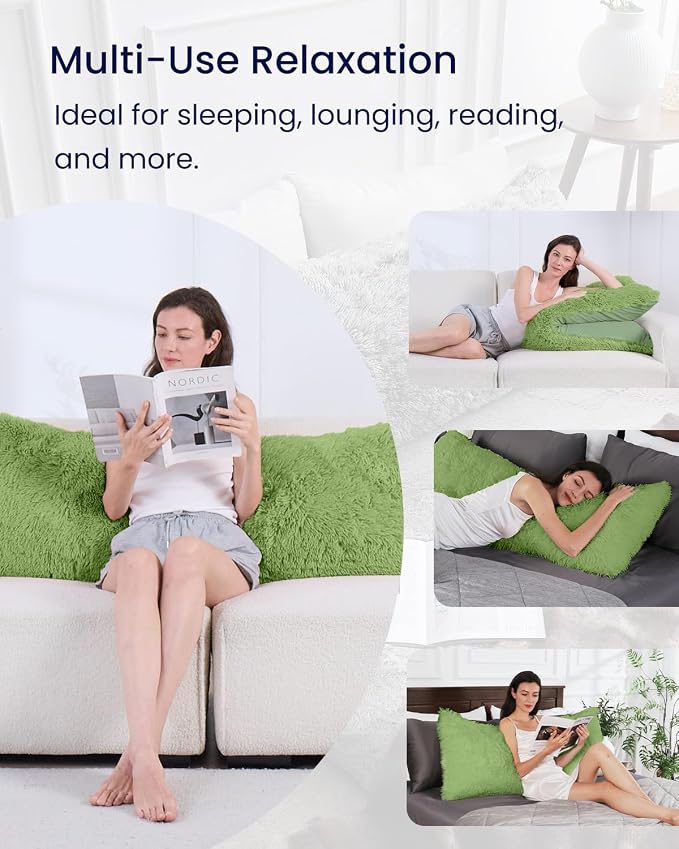 ZonLi Fluffy Body Pillow, Full Body Pillows - Image 4