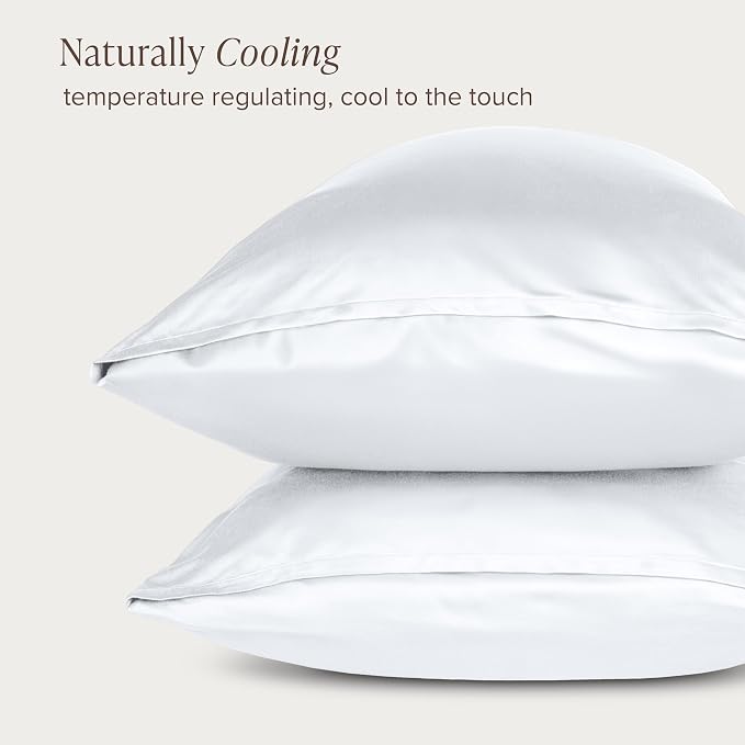 Bare Home 100% Rayon Made from Bamboo Luxury Standard Size Set of 2 Cooling - Image 6