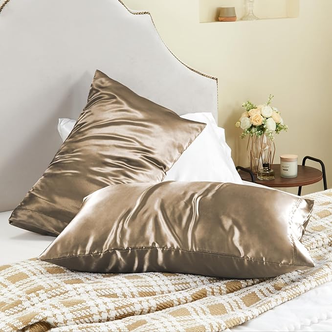 BEDELITE Satin Pillowcase for Hair and Skin, Super Soft and Cooling Similar to - Image 8