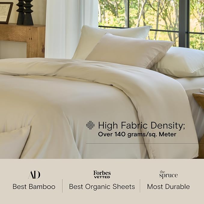 DOZ Sheet Set, 100% Viscose derived from Bamboo, Organically Grown, Buttery Soft - Image 4