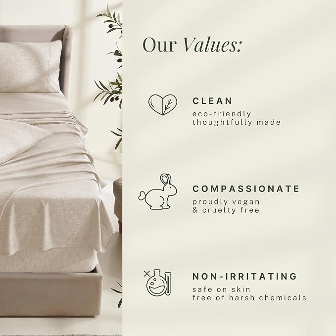 Hearth & Harbor Bed Sheets, Luxury Soft 6 Piece Bed Sheet Set Extra Deep Pocket - Image 7